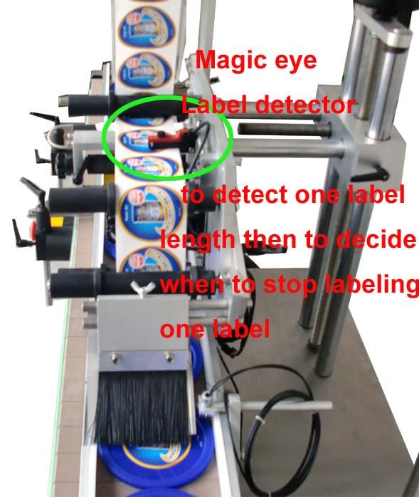 CE auto-adhésif adapté aux besoins du client par applicateur d'étiquette de surface plane de poly sac