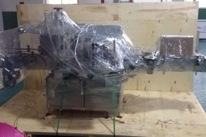 Étiqueteuse de fiole d'opp en alliage d'aluminium pour bouteille ronde, étiqueteuse industrielle
