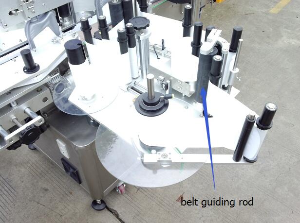 L'objet détecte la machine à étiqueter automatique double face d'autocollant d'oeil magique avec le plateau tournant