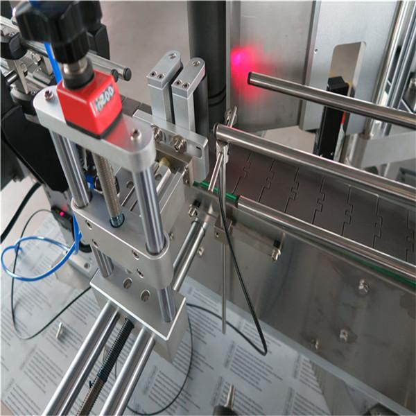 Machine d'étiquetage de bouteilles ronde automatique standard avant et arrière