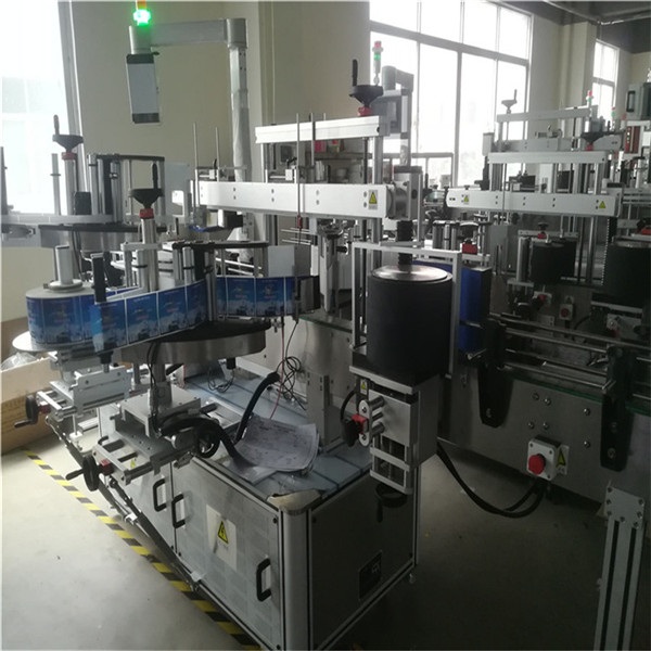 Machine à étiquettes auto-adhésive pour bouteille en plastique d'animal familier, machine d'applicateur d'étiquette de bouteille