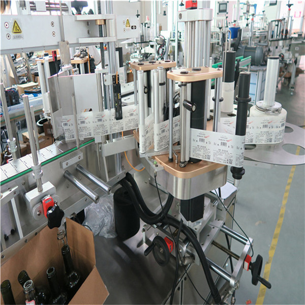 Équipement d'applicateur d'étiquette d'autocollant de machine à étiqueter de bouteille de vin