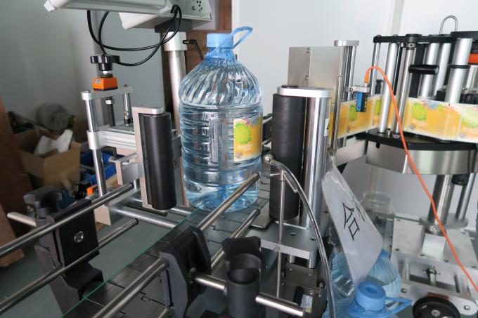 Machine à étiquettes ronde d'autocollant de bouteille d'eau potable 5L, machines auto-adhésives de collage d'étiquette