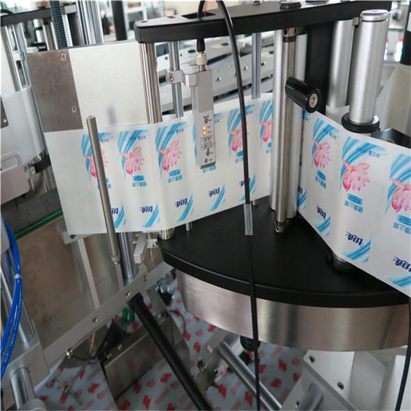 Machine à étiqueter double face de bouteille d'autocollant auto-adhésif complètement automatique