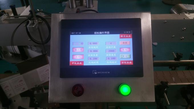 Machine à étiqueter automatique de bouteille en verre de bouteille plate, machine à étiquettes d'autocollant