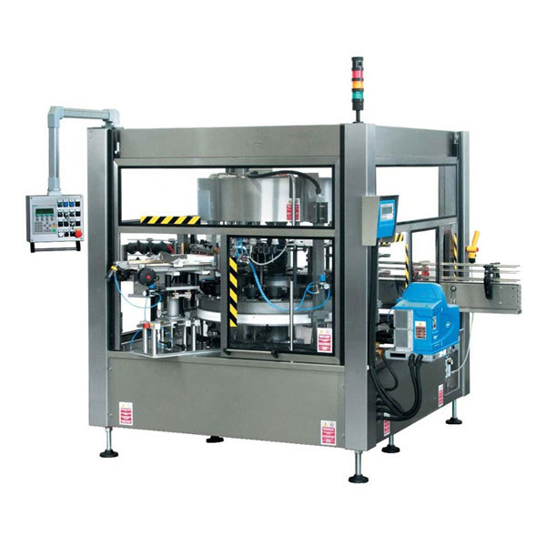 Machine d'étiquetage d'autocollant rotatif à ailes de bouteille entièrement automatique de la CE