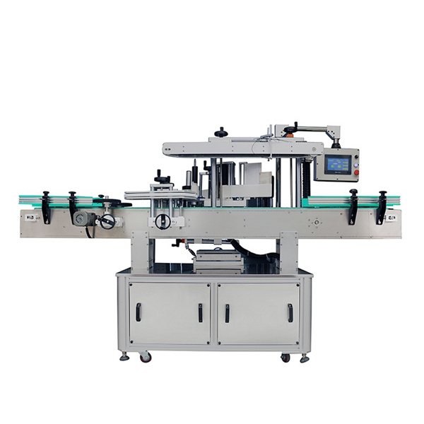 Double machine latérale intelligente d'étiqueteuse de bouteille de contrôle avec la surface de collection
