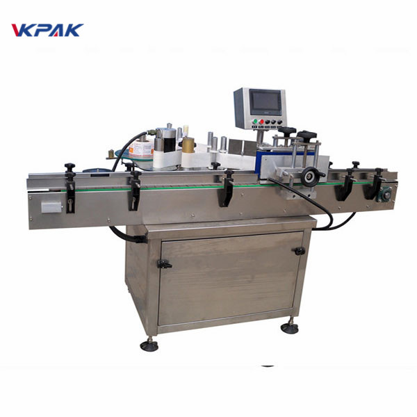 Contrôle automatique de PLC de machine à étiquettes de bouteille ronde de moteur servo de SUS304