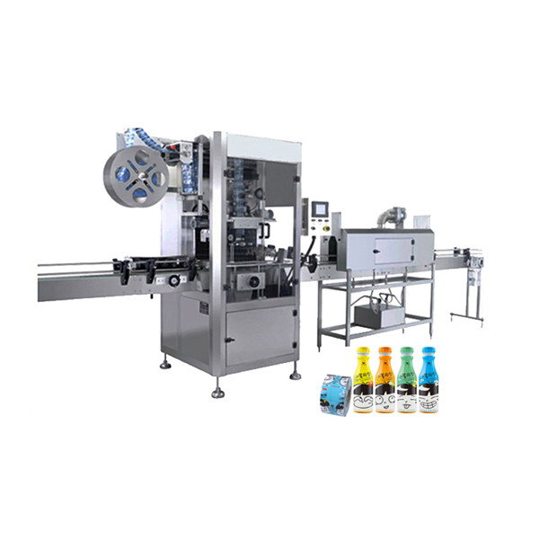 Machine d'applicateur de douille de rétrécissement pour les bouteilles d'eau en plastique 100 BPM
