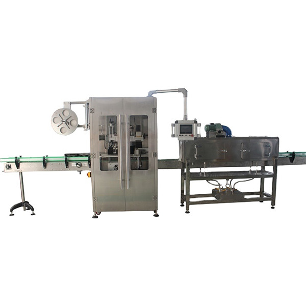Machine d'étiquetage de manchon rétractable en acier inoxydable