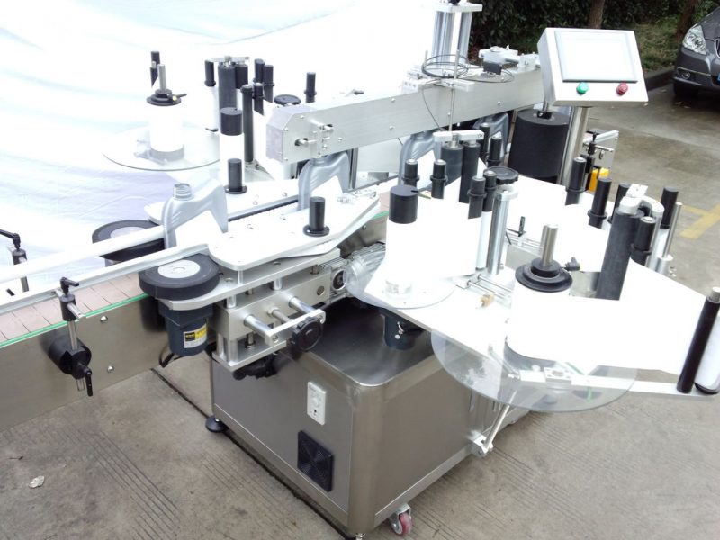 Fournisseur d'autocollant double face de bouteille en verre d'équipement d'étiquetage de bouteille automatique