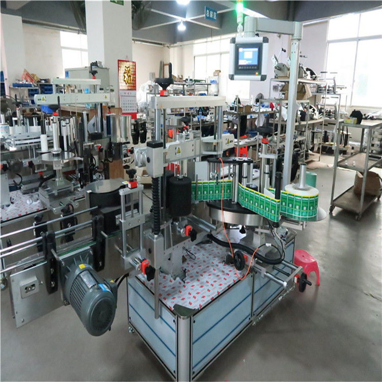 Chine Machine d'étiquetage automatique de bouteille carrée d'applicateur d'étiquette d'autocollant sur les doubles côtés / fournisseur d'un côté