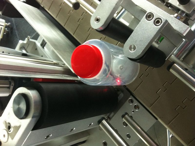 Fournisseur de type électrique de machine d'étiquetage d'autocollant de bouteille ronde de l'industrie des boissons