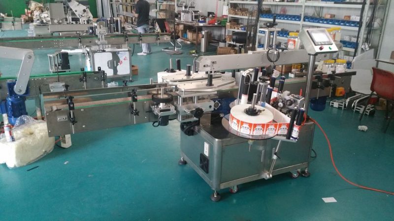 Chine Machine à étiqueter automatique d'autocollant de double face d'étiqueteuse de bouteille pour le fournisseur de poches debout