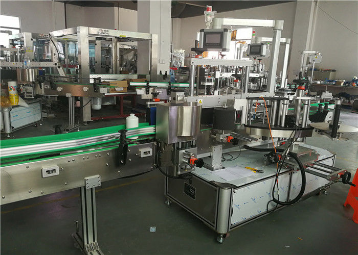 Chine Machine d'étiquetage de bouteille ovale avant arrière Fournisseur de machine d'étiqueteuse d'applicateur d'étiquettes à deux étiquettes