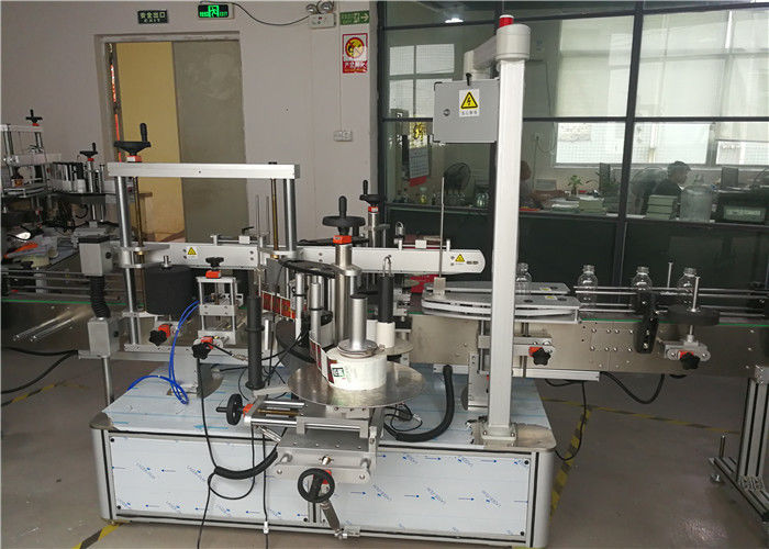 Chine avant / arrière sur l'applicateur d'étiquettes de bouteilles non rondes ou plates, fournisseur d'équipement d'étiquetage de bouteilles