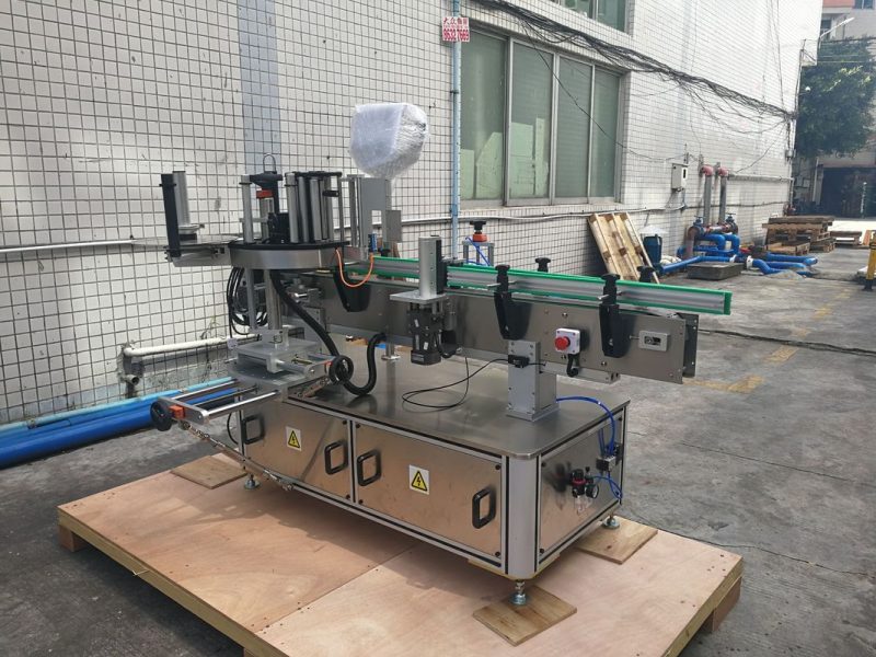 Fournisseur de contrôle de PLC de machine d'étiquetage d'autocollant de bouteille ronde automatique auto-adhésif