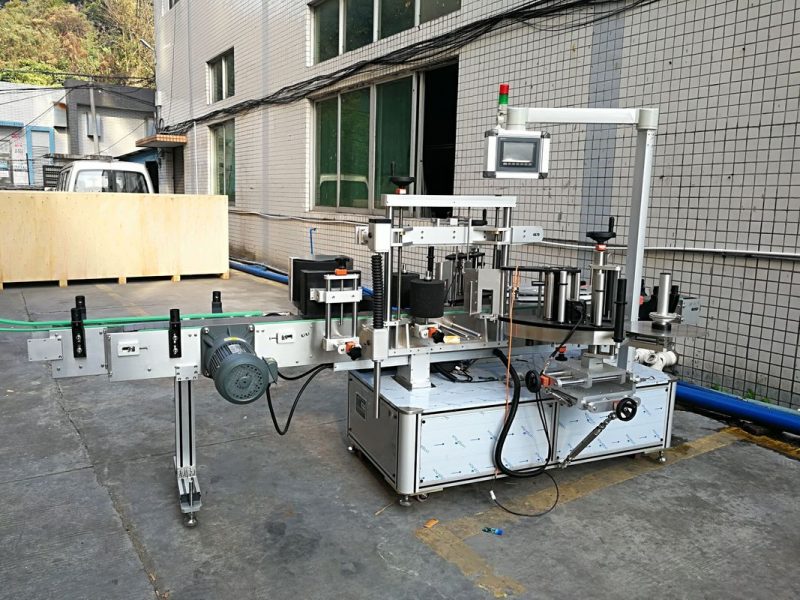 Chine Machine d'autocollant d'étiquette avant et arrière pour le fournisseur de bouteilles ovales et rectangulaires