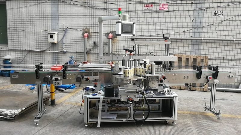 Chine Machine à étiqueter automatique de bouteilles carrées adhésives Double face fournisseur